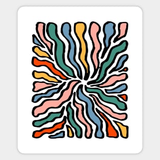 Groovy Swirls Magnet